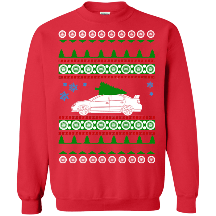 american car or truck like a  Neon SRT-4 Ugly Christmas Sweater sweatshirt