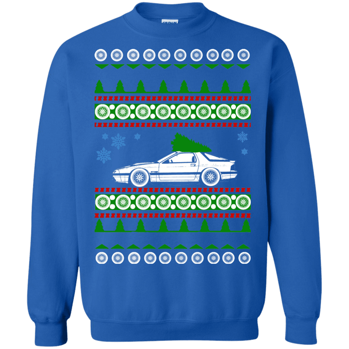 Mazda RX7 gen 2 ugly Christmas Sweater sweatshirt