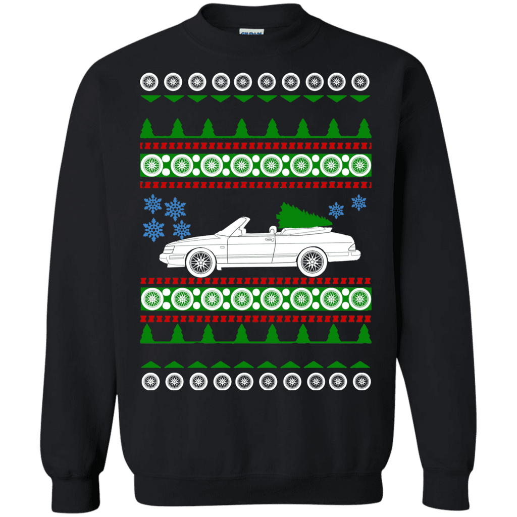 Saab 900 Convertible Ugly Christmas Sweater sweatshirt