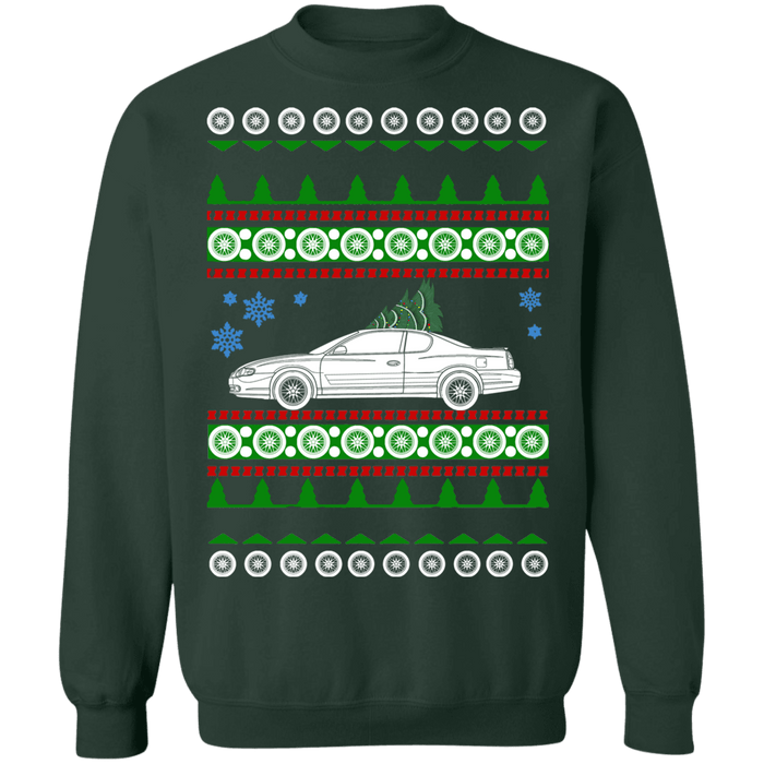 Chevy Monte Carlo 2004 Ugly Christmas Sweater Sweatshirt sweatshirt