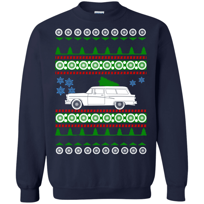 Ford Fairlaine Ranch 1956 Ugly Christmas Sweater sweatshirt