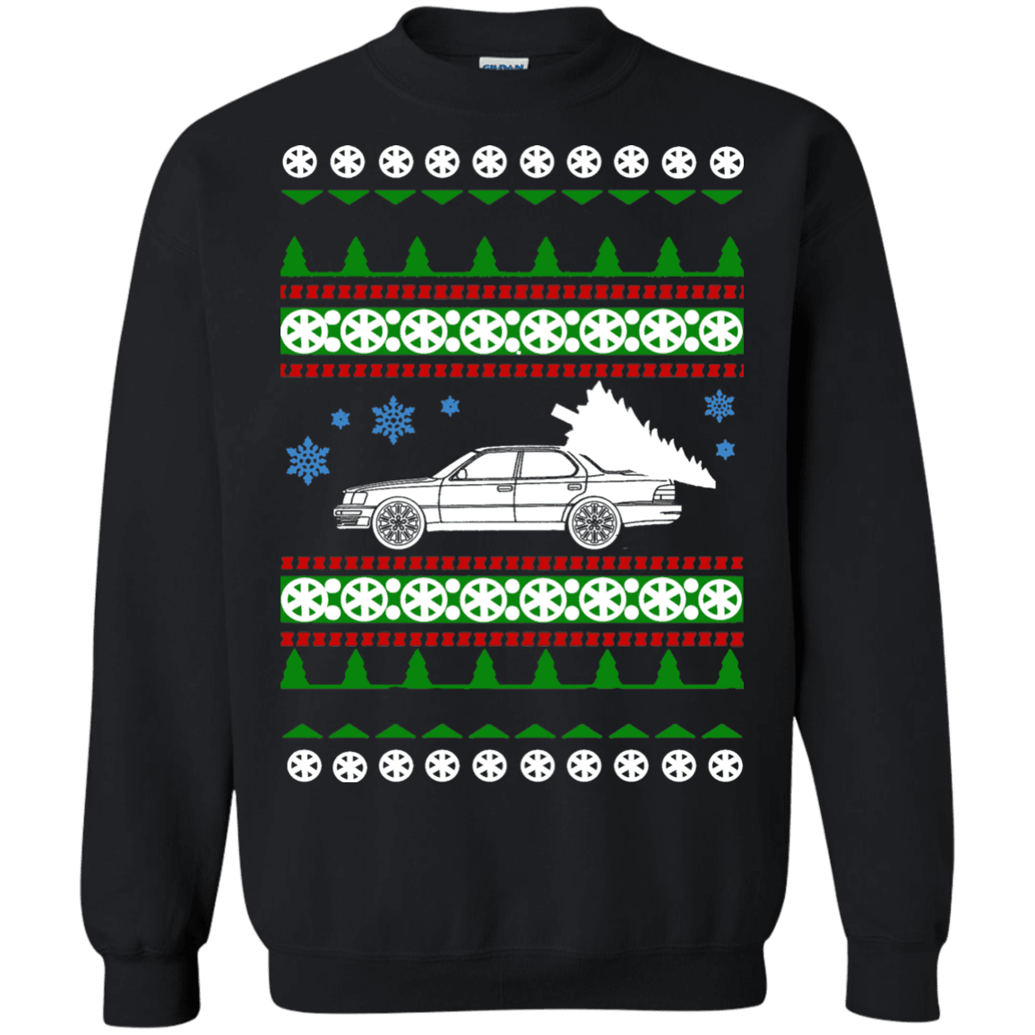 Lexus LS400 Ugly Christmas Sweater sweatshirt — Tool and Dye Designs