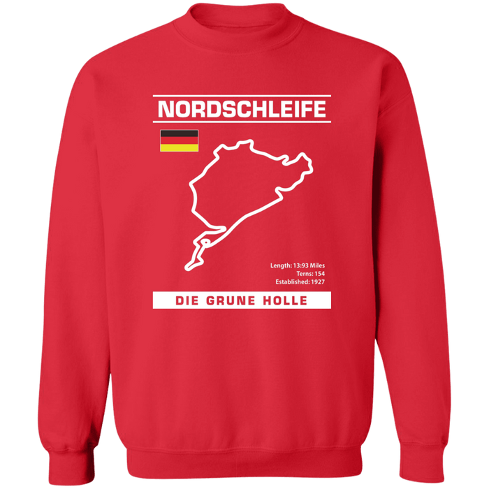 Nordschleife Die Grune Holle Track Outline Series Sweatshirt Nurburgring