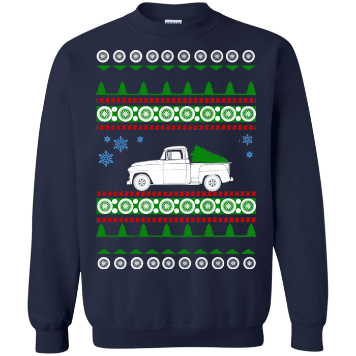 Chevy Truck 3100 1957 Ugly Christmas Sweater sweatshirt