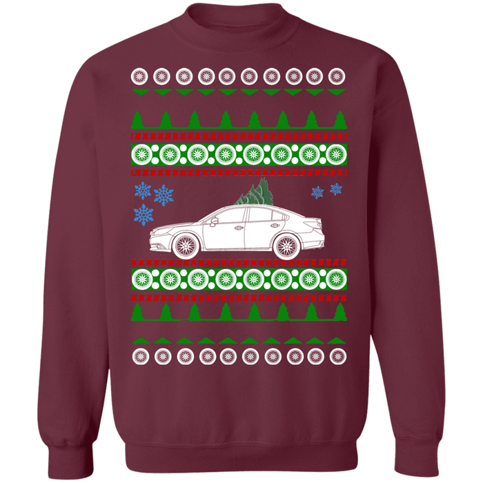 Car like a  Japanese Car Legacy 6th Gen 2015 Ugly christmas sweater