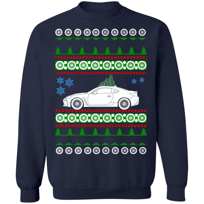 Japanese Car BRZ 2022 Ugly christmas sweater