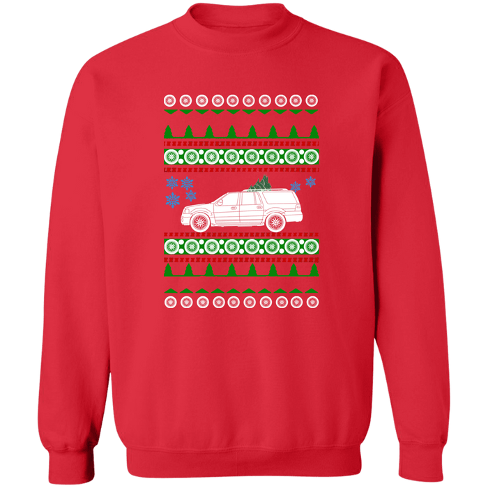 3rd gen Ford Expedition  Ugly Christmas Sweater Sweatshirt