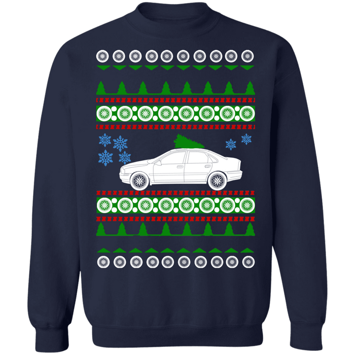 Swedish Car like a  S80 First Generation Ugly Christmas Sweater sweatshirt