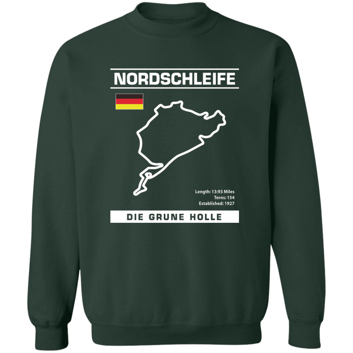 Nordschleife Die Grune Holle Track Outline Series Sweatshirt Nurburgring