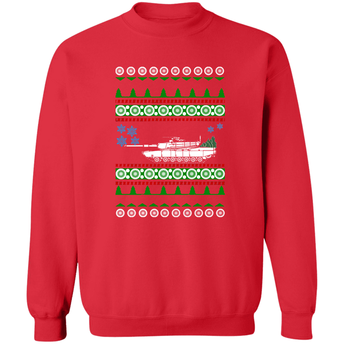 M-1 Abrams Tank M1 Ugly Christmas Sweater Sweatshirt