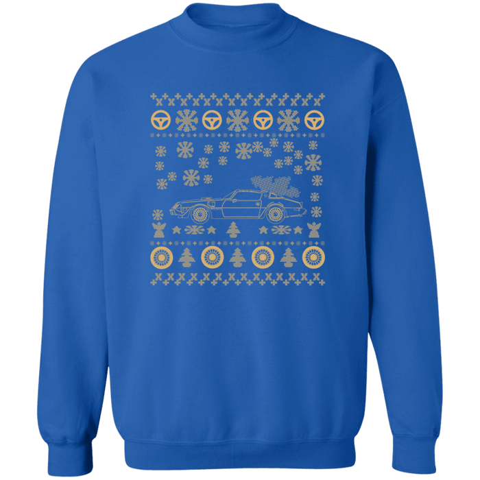 Firebird Trans Am 1979 Gold Ugly Christmas Sweater Sweatshirt