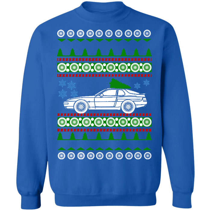 German car 968 Turbo RS Porsche style ugly christmas sweater sweatshirt