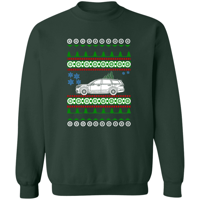 Lincoln Aviator Ugly Christmas Sweater Sweatshirt