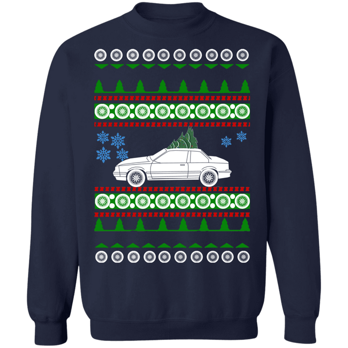 Chevy Cavalier Z24 ugly Christmas sweater 1983