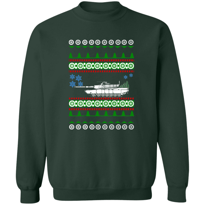 M-1 Abrams Tank M1 Ugly Christmas Sweater Sweatshirt