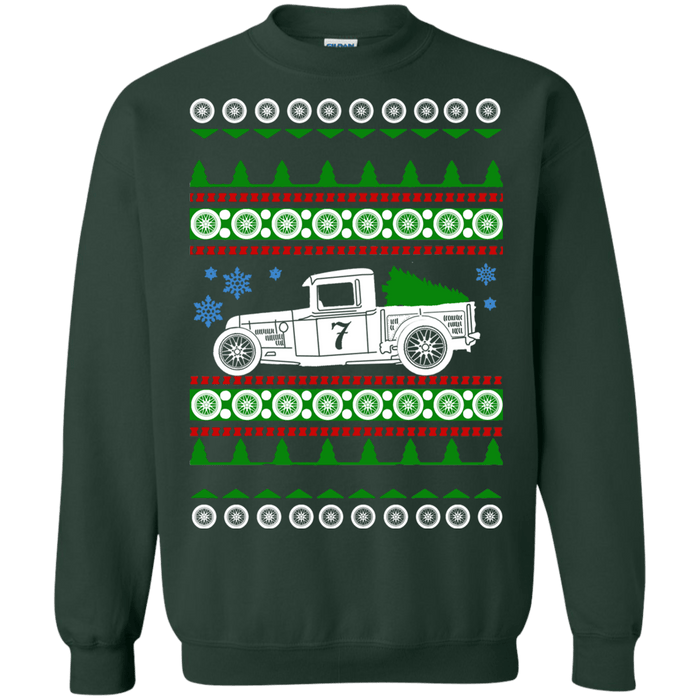 Hot Rod Truck 1932 Ford Race Car Ugly Christmas Sweater sweatshirt