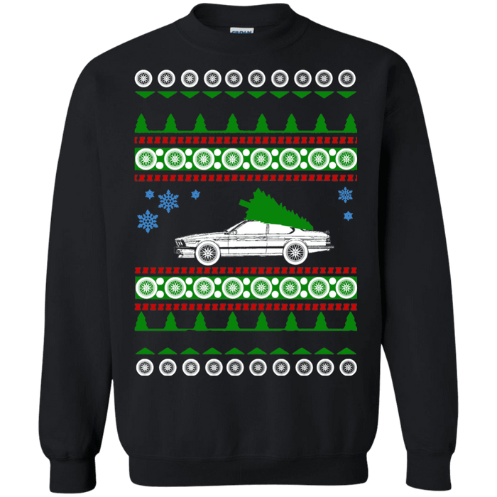 M635csi BMW Ugly Christmas Sweater green tree sweatshirt