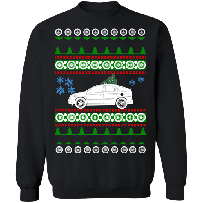 Car hatchback Pontiac Aztek Ugly Christmas Sweater Sweatshirt