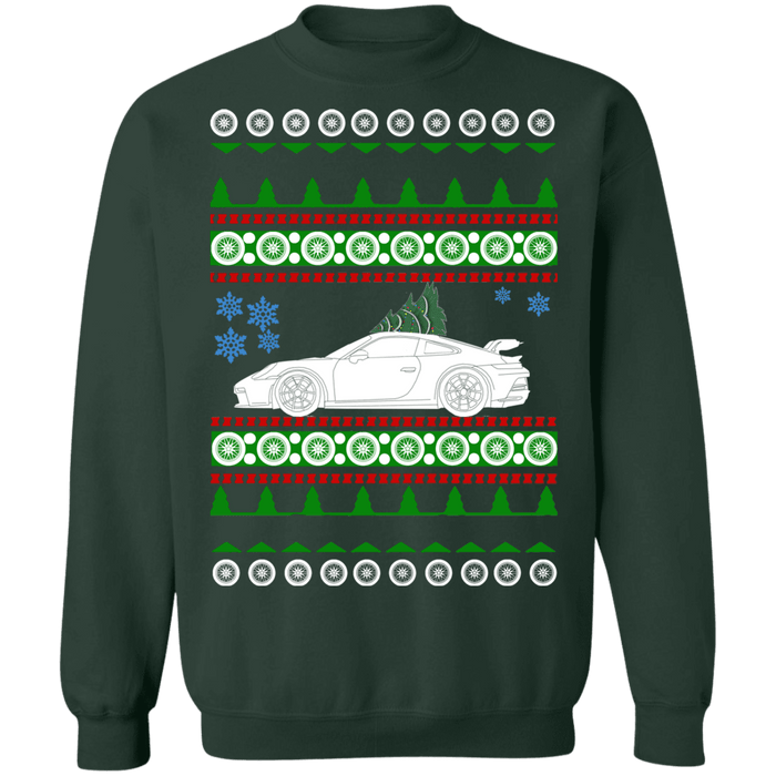 German Car 992 GT3 Ugly Christmas Sweater Sweatshirt