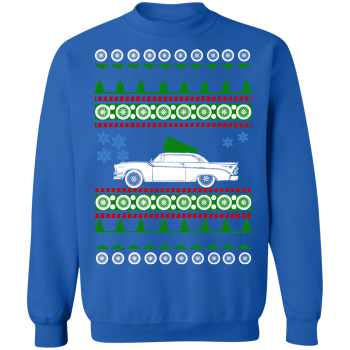 american car or truck like a  Coronet 500 Ugly Christmas Sweater Sweatshirt