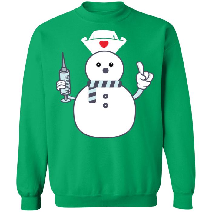 Nursing Snowman Ugly Christmas Sweater Sweatshirt