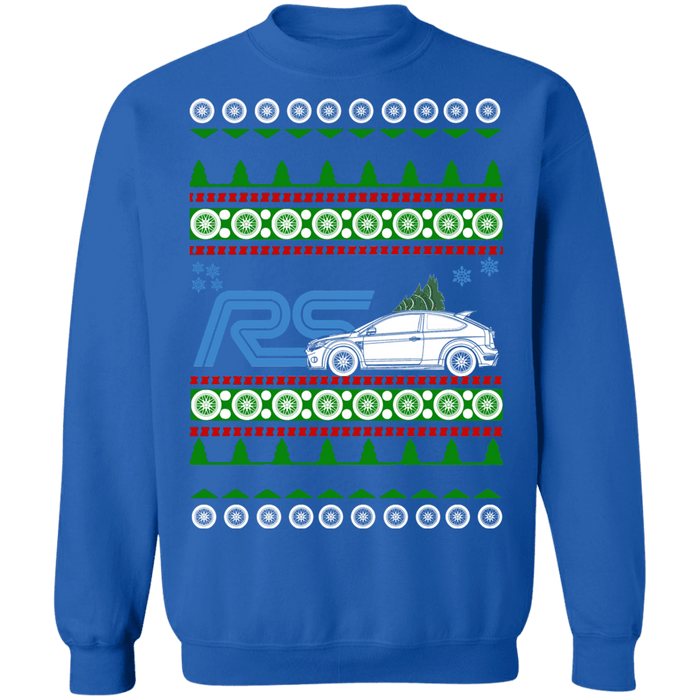 2nd version with RS logo Ford Focus RS ugly christmas sweater