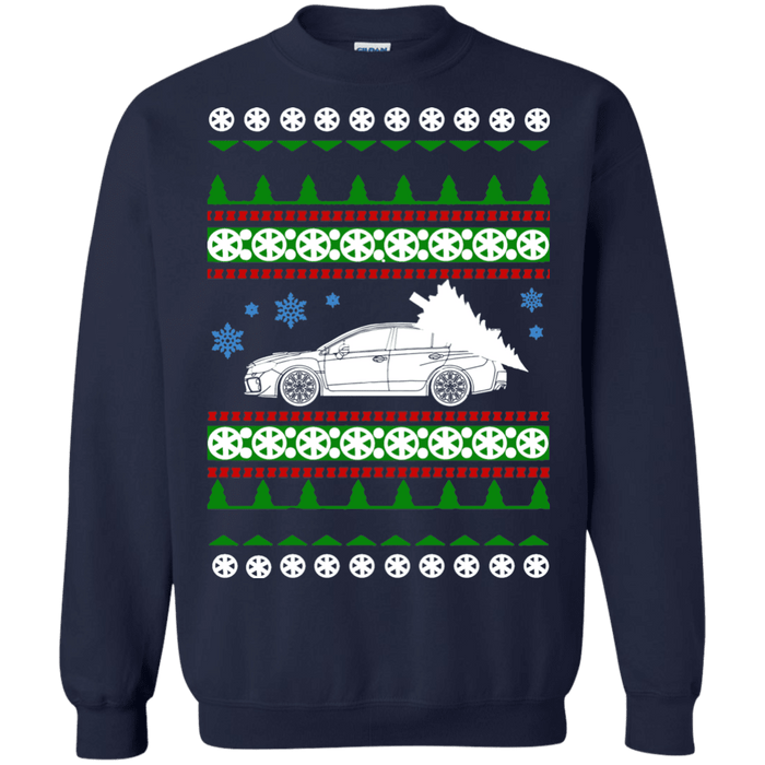 Japanese Car 2017 WRX STI sedan Ugly Christmas Sweater sweatshirt