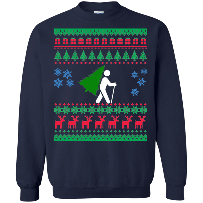 Hiking and Backpacking Ugly Christmas Sweater sweatshirt