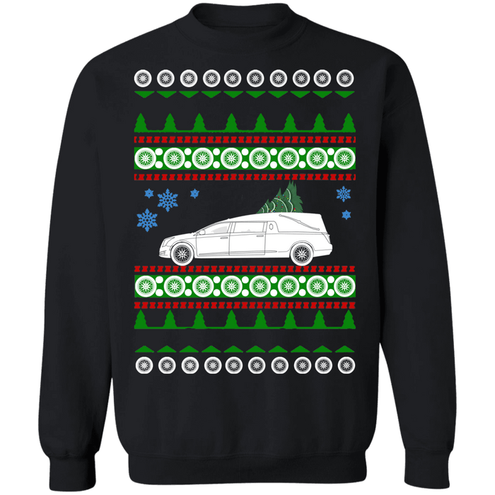 Hearse Ugly Christmas Sweater Sweatshirt sweatshirt