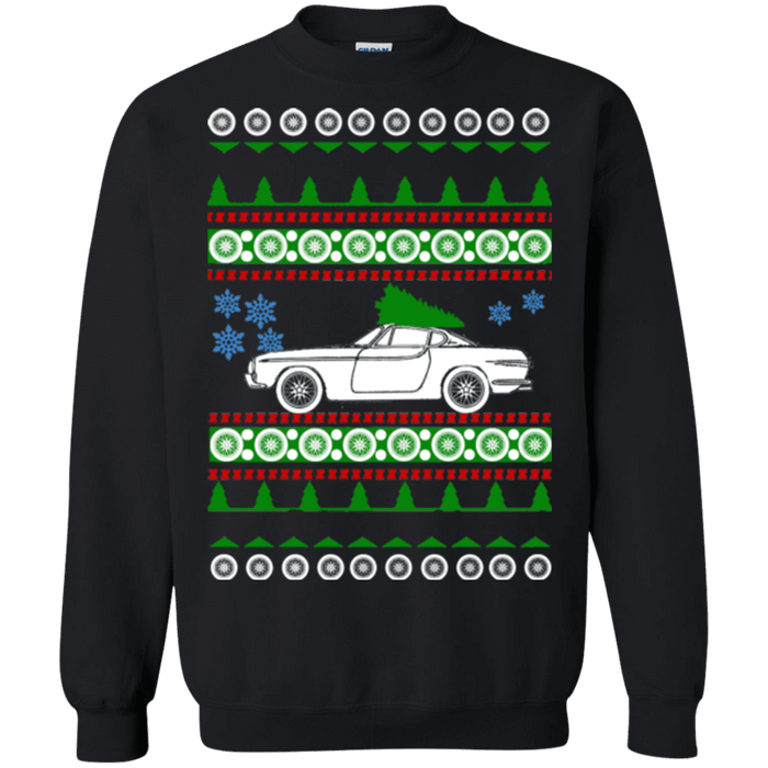 Swedish Car like a  P1800 1961 Ugly Christmas Sweater sweatshirt