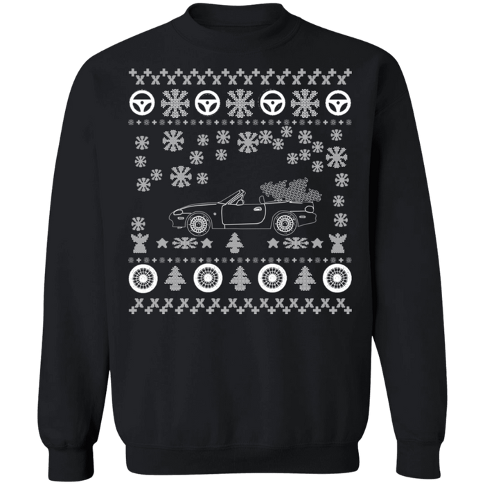 Mazda Miata NB v2 ugly christmas sweater