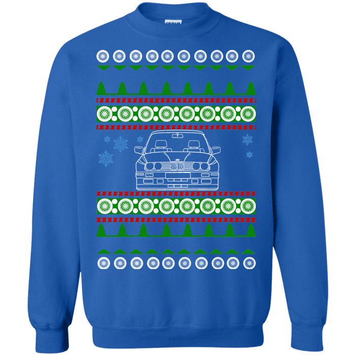 BMW E30 M3 front view Ugly Christmas Sweater sweatshirt