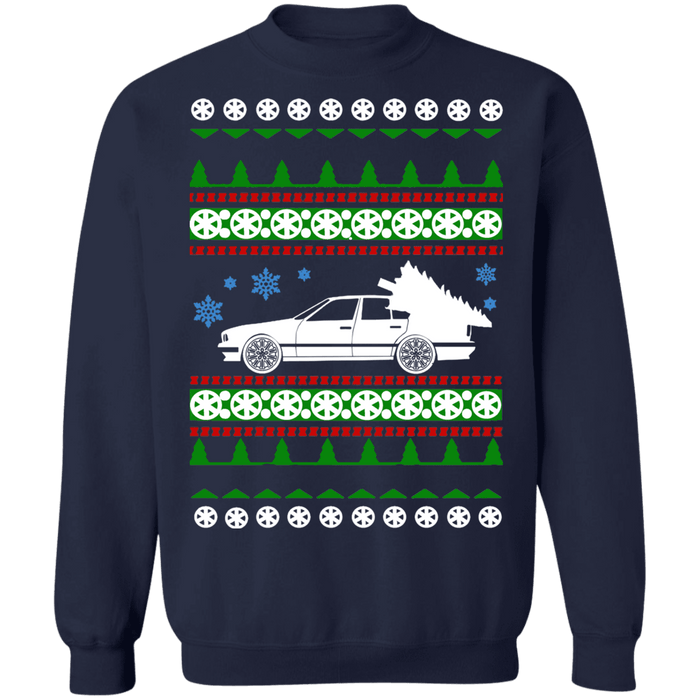 German Sedan E34 M5 Ugly Christmas Sweater sweatshirt