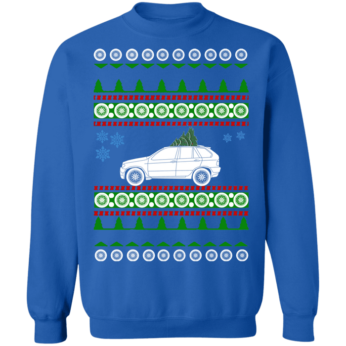 BMW X5 1st gen Ugly Christmas Sweater X53