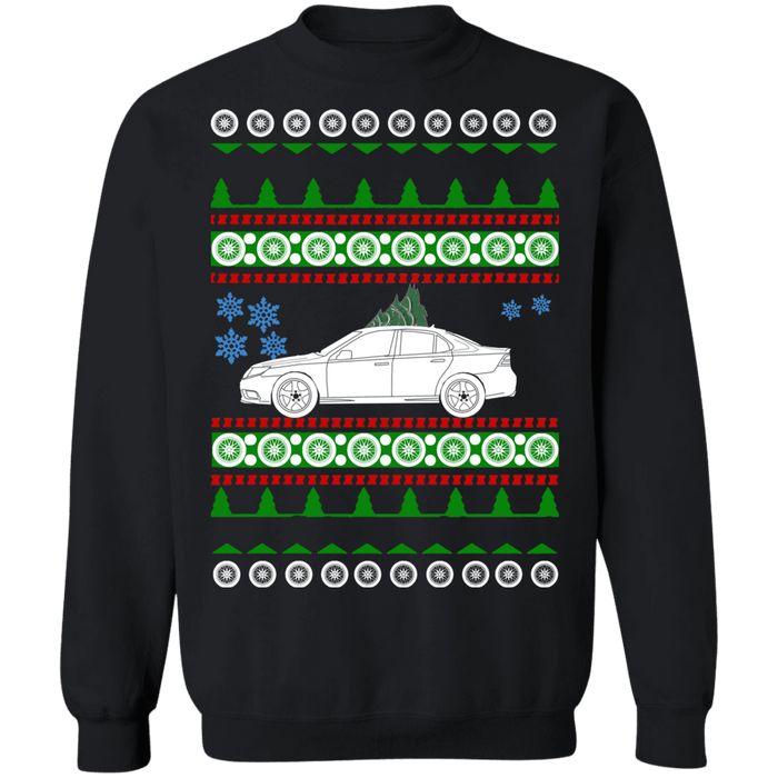 Saab Turbo X custom Ugly christmas Sweater 2008