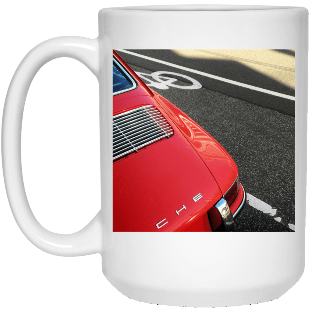Car Art Photo Porsche Red Mug