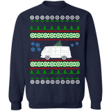 Van american car or truck like a  A100 Ugly Christmas Sweater Sweatshirt