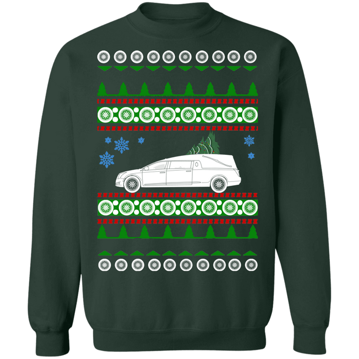 Hearse Ugly Christmas Sweater Sweatshirt sweatshirt