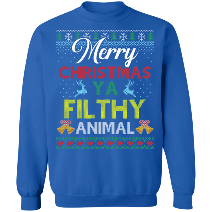 Merry Christmas You Filthy Animal Ugly Holiday Sweater sweatshirt