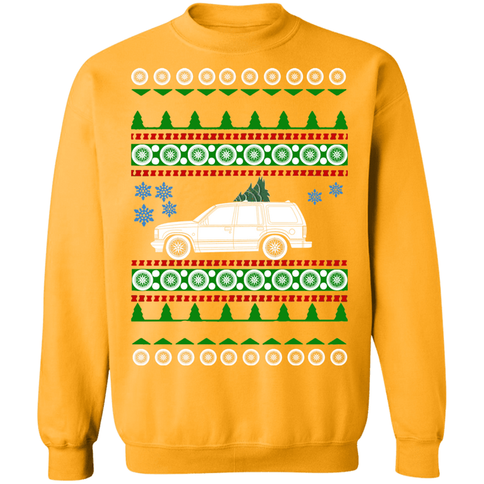 Ford Explorer 1st gen ugly christmas sweater