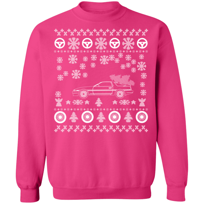 Car like a mk3 Supra ugly christmas sweater V2