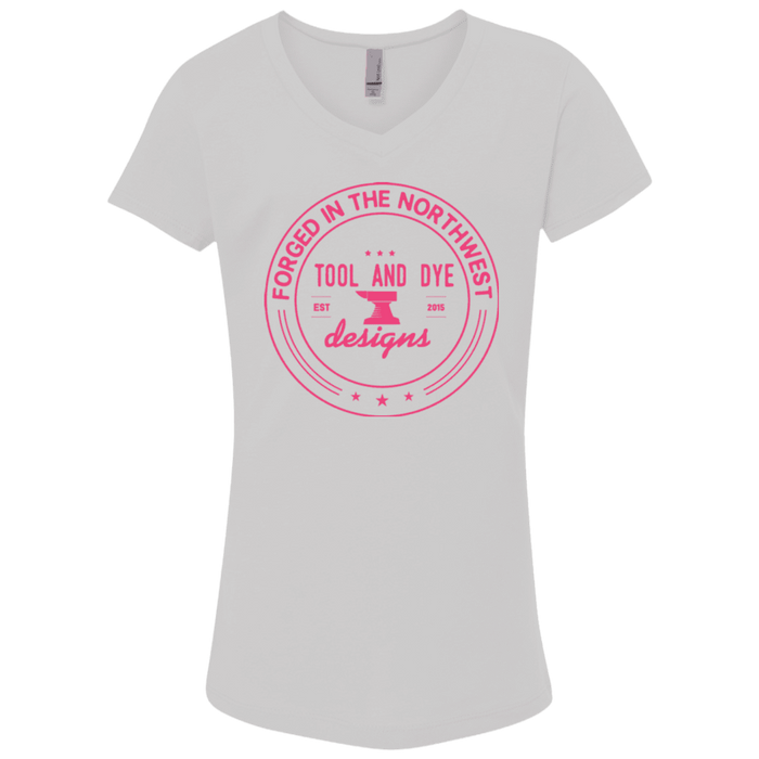 Tool and Dye Girls Forged pink logo t-shirt