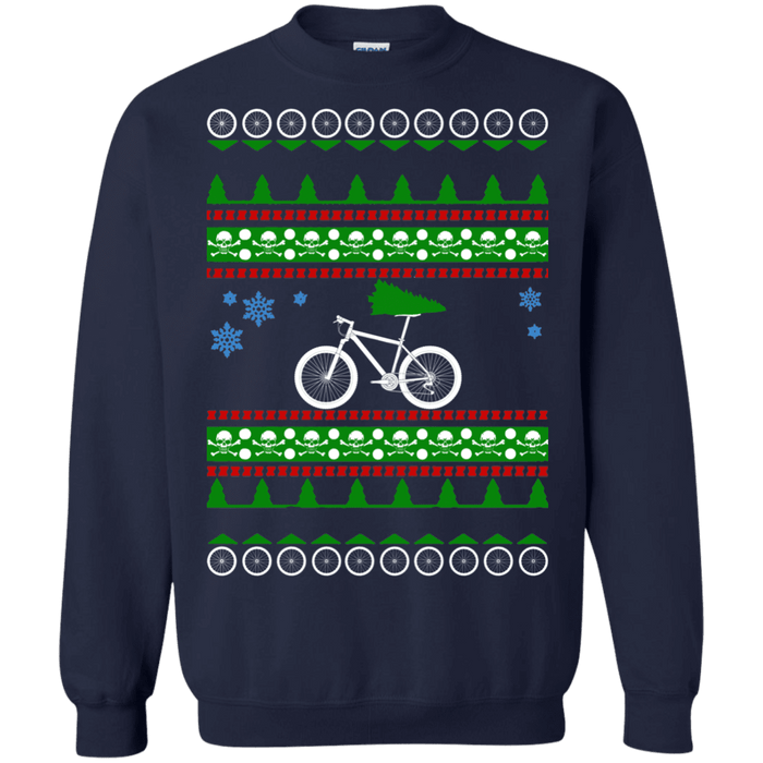 Mountain Bike ugly christmas sweater sweatshirt