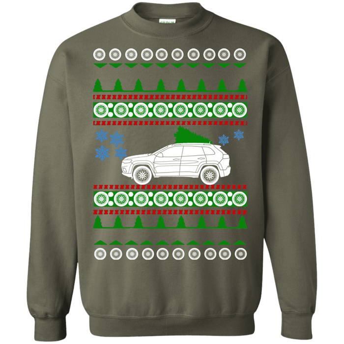 off road american vehicle Grand Cherokee 2019 Ugly Christmas Sweater sweatshirt