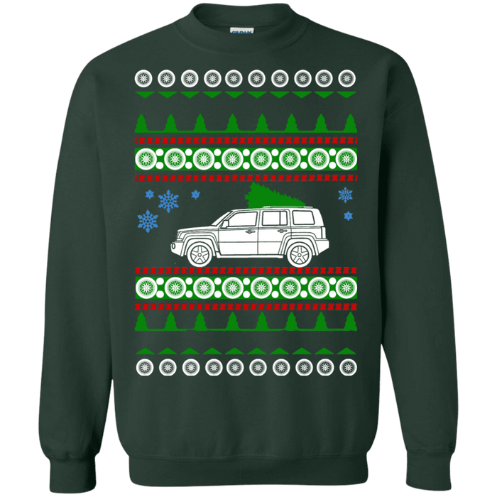 off road american vehicle Patriot 2012 Ugly Christmas Sweater sweatshirt