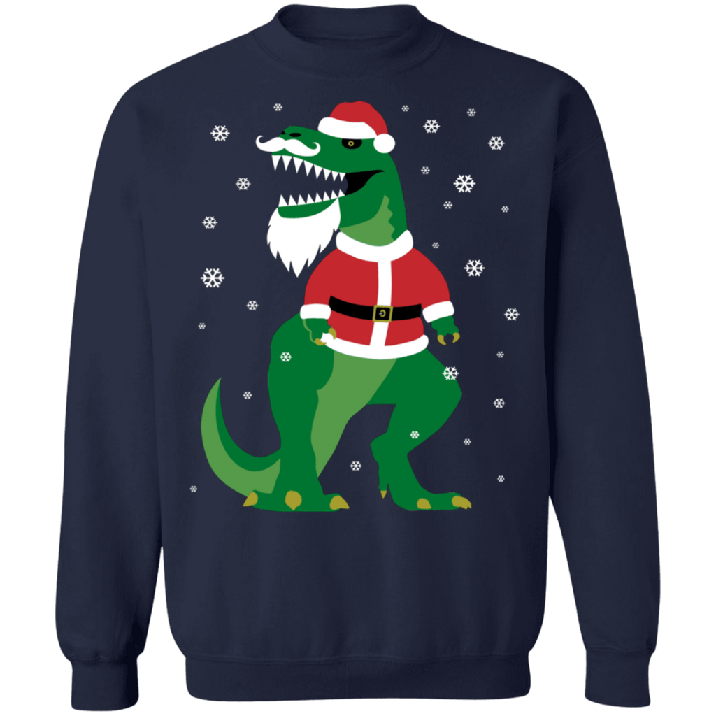 T-rex Santa Ugly Christmas Sweater sweatshirt