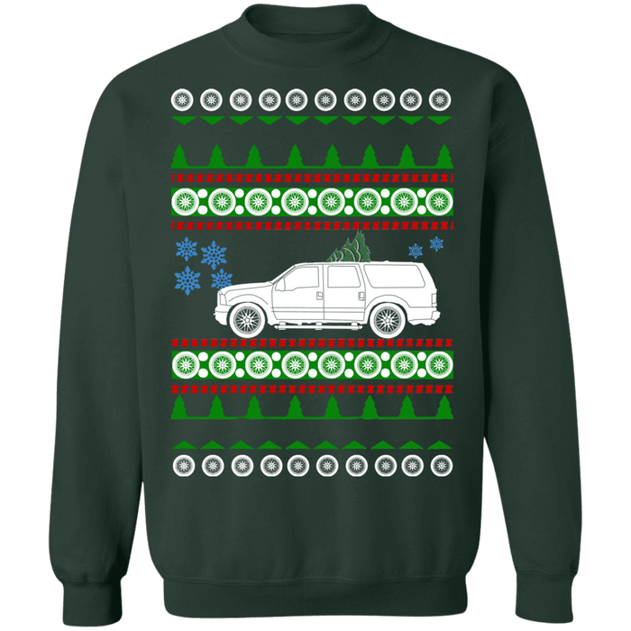 Ford Excursion Ugly christmas sweater