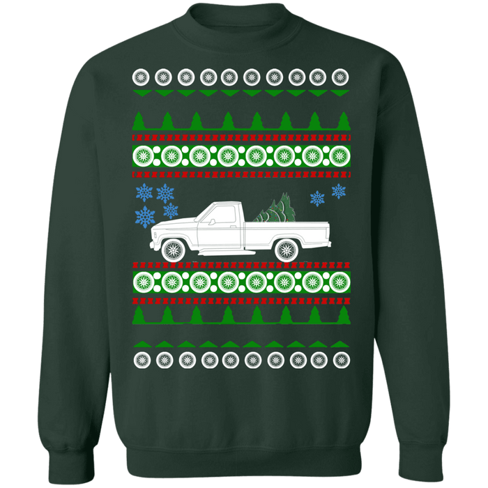 Truck 1985 Ford Ranger ugly christmas sweater sweatshirt