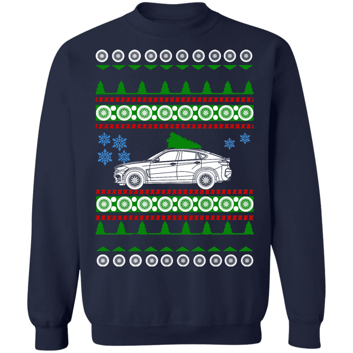 German SUV Ugly Christmas Sweater BMW X6M sweatshirt