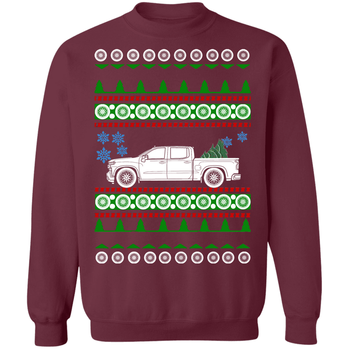 Truck like Chevy Silverado 2019 Ugly Christmas Sweater sweatshirt